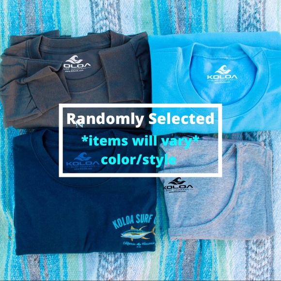 KoloaSurf 4 Randomly Selected Clothing Bundle Size: X-Large Tall - Picture 2 of 2